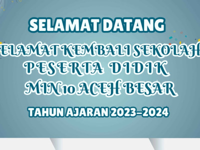  Selamat datang Siswa baru tahun pelajaran 2023/2024
