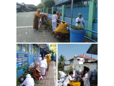 MIN 10 Aceh Besar Gotong Royong Bersama dalam Rangka Menyambut Bulan Suci Ramadhan tahun-1444H