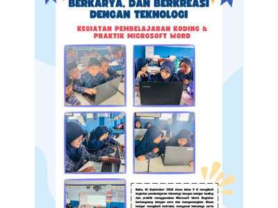BELAJAR, BERKARYA, DAN BERKREASI DENGAN TEKNOLOGI  KEGIATAN PEMBELAJARAN KODING & PRAKTIK MICROSOFT 