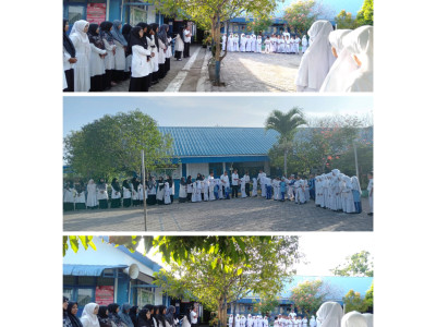 Min 10 Aceh Besar melaksanakan upacara HUT HARDIKNAS tahun 2023