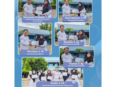 Komitmen Majukan Budaya Membaca, MIN 10 Aceh Besar Berikan Penghargaan Kepada Guru Aktif Literasi