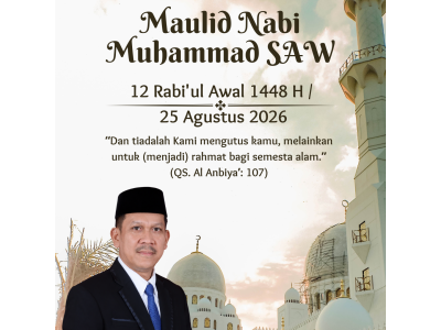 Keluarga Besar MIN 10 Aceh Besar mengucapkan selamat Memperingati Maulid Nabi Muhammad SAW tahun 144