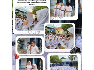 Selasa pagi, saatnya berani tampil, berekspresi, dan menunjukkan bakat terbaik!